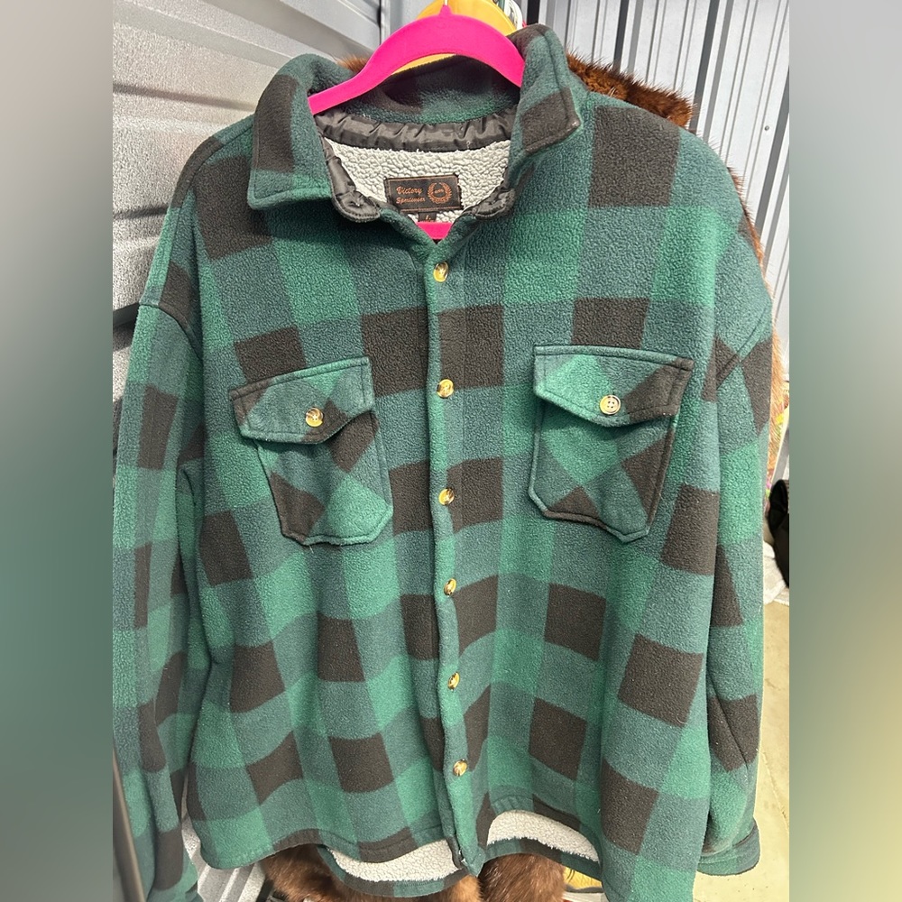 Victory Sportswear Sherpa Lined Jacket Size M Large